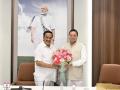Uttarakhand CM meets Jal Shakti Minister CR Patil, seeks early approval for Haridwar Kumbh 2027 Ganga projects - Hindi News | Uttarakhand CM meets Jal Shakti Minister CR Patil, seeks early approval for Haridwar Kumbh 2027 Ganga projects | Latest national News at Lokmattimes.com