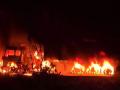 Jharkhand: Four trucks reduced to ashes as vehicle collision sparks massive fire in Dumka - Hindi News | Jharkhand: Four trucks reduced to ashes as vehicle collision sparks massive fire in Dumka | Latest national News at Lokmattimes.com