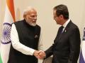 PM Modi meets Israeli President Isaac Herzog as part of his state visit; plants sapling - Hindi News | PM Modi meets Israeli President Isaac Herzog as part of his state visit; plants sapling | Latest international News at Lokmattimes.com
