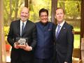 Piyush Goyal meets US counterpart Howard Lutnick, Ambassador Sergio Gor; discuss economic partnership - Hindi News | Piyush Goyal meets US counterpart Howard Lutnick, Ambassador Sergio Gor; discuss economic partnership | Latest business News at Lokmattimes.com
