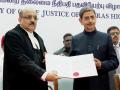 Tamil Nadu Governor administers oath to new Madras HC chief justice Sushrut Arvind Dharmadhikari - Hindi News | Tamil Nadu Governor administers oath to new Madras HC chief justice Sushrut Arvind Dharmadhikari | Latest national News at Lokmattimes.com