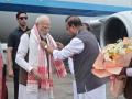 Prime Minister arrives in Guwahati for 2-day visit, to launch ₹47,703 cr development works - Hindi News | Prime Minister arrives in Guwahati for 2-day visit, to launch ₹47,703 cr development works | Latest national News at Lokmattimes.com