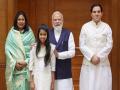 "True guardian of nation, its people": Varun Gandhi meets PM Narendra Modi with family - Hindi News | "True guardian of nation, its people": Varun Gandhi meets PM Narendra Modi with family | Latest national News at Lokmattimes.com