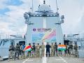 Indian Naval Ship Trikand concludes port call at Port Victoria in Seychelles - Hindi News | Indian Naval Ship Trikand concludes port call at Port Victoria in Seychelles | Latest national News at Lokmattimes.com