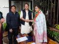 Assam Minister Nandita Gorlosa joins Congress after BJP denies ticket - Hindi News | Assam Minister Nandita Gorlosa joins Congress after BJP denies ticket | Latest politics News at Lokmattimes.com