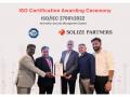 SOLIZE PARTNERS India Achieves ISO/IEC 27001:2022 Certification to Protect Engineering Data and Intellectual Property - Hindi News | SOLIZE PARTNERS India Achieves ISO/IEC 27001:2022 Certification to Protect Engineering Data and Intellectual Property | Latest business News at Lokmattimes.com