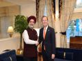 US reinforces strong ties with India as Delhi LG Taranjit Singh Sandhu meets Ambassador Sergio Gor - Hindi News | US reinforces strong ties with India as Delhi LG Taranjit Singh Sandhu meets Ambassador Sergio Gor | Latest international News at Lokmattimes.com
