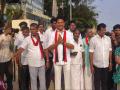 DMK's Anbil Mahesh Poyyamozhi extends Easter greetings, seeks votes at Kattur church - Hindi News | DMK's Anbil Mahesh Poyyamozhi extends Easter greetings, seeks votes at Kattur church | Latest politics News at Lokmattimes.com