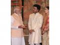 PM Narendra Modi attends Rajat Sharma's daughter's star-studded wedding - Hindi News | PM Narendra Modi attends Rajat Sharma's daughter's star-studded wedding | Latest entertainment News at Lokmattimes.com