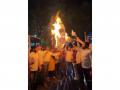 NSUI workers protests against Assam Police's action at Pawan Khera's Residence - Hindi News | NSUI workers protests against Assam Police's action at Pawan Khera's Residence | Latest politics News at Lokmattimes.com