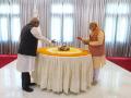 PM Modi meets VP Radhakrishnan, extends greetings on Tamil New Year 'Puthandu - Hindi News | PM Modi meets VP Radhakrishnan, extends greetings on Tamil New Year 'Puthandu | Latest national News at Lokmattimes.com