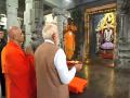 PM Modi inaugurates Sri Guru Bhairavaikya Mandira in Karnataka's Mandya - Hindi News | PM Modi inaugurates Sri Guru Bhairavaikya Mandira in Karnataka's Mandya | Latest national News at Lokmattimes.com