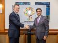 India-Germany launch logo marking 75 years of diplomatic ties, review strategic partnership during FOC - Hindi News | India-Germany launch logo marking 75 years of diplomatic ties, review strategic partnership during FOC | Latest international News at Lokmattimes.com
