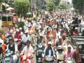 BJP holds women's scooty rally in Hyderabad backing Women's Reservation Bill - Hindi News | BJP holds women's scooty rally in Hyderabad backing Women's Reservation Bill | Latest national News at Lokmattimes.com