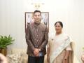 Rishab Rikhiram Sharma meets Delhi CM Rekha Gupta ahead of India tour finale - Hindi News | Rishab Rikhiram Sharma meets Delhi CM Rekha Gupta ahead of India tour finale | Latest entertainment News at Lokmattimes.com