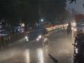 Heavy rain lashes parts of Delhi; Above-normal heat to persist in national capital this week - Hindi News | Heavy rain lashes parts of Delhi; Above-normal heat to persist in national capital this week | Latest national News at Lokmattimes.com