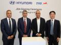 Hyundai Motor, TVS Motor sign pact to develop electric three-wheelers for India - Hindi News | Hyundai Motor, TVS Motor sign pact to develop electric three-wheelers for India | Latest business News at Lokmattimes.com