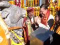 Kedarnath Dham doors open; Uttarakhand CM Pushkar Singh Dhami and his wife offer prayers for prosperity of state - Hindi News | Kedarnath Dham doors open; Uttarakhand CM Pushkar Singh Dhami and his wife offer prayers for prosperity of state | Latest national News at Lokmattimes.com