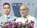 "Doesn't differentiate between black and white, or between terror and terrorist": VP Radhakrishnan criticises Kharge for his remark against PM - Hindi News | "Doesn't differentiate between black and white, or between terror and terrorist": VP Radhakrishnan criticises Kharge for his remark against PM | Latest politics News at Lokmattimes.com