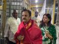 Madhya Pradesh Deputy CM Rajendra Shukla offers prayers at Tirumala Tirupati temple - Hindi News | Madhya Pradesh Deputy CM Rajendra Shukla offers prayers at Tirumala Tirupati temple | Latest national News at Lokmattimes.com