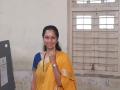 NCP(SCP) MP Supriya Sule casts her vote in Baramati - Hindi News | NCP(SCP) MP Supriya Sule casts her vote in Baramati | Latest national News at Lokmattimes.com
