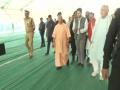 UP CM Yogi Adityanath conducts on-site inspection of preparations for PM Modi's proposed visit in Hardoi - Hindi News | UP CM Yogi Adityanath conducts on-site inspection of preparations for PM Modi's proposed visit in Hardoi | Latest national News at Lokmattimes.com