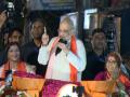Union Minister Amit Shah holds massive roadshow in Tollygunge, ahead of second phase of West Bengal election - Hindi News | Union Minister Amit Shah holds massive roadshow in Tollygunge, ahead of second phase of West Bengal election | Latest national News at Lokmattimes.com