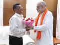 Amit Shah congratulates Prof Gobardhan Das on NITI Aayog appointment - Hindi News | Amit Shah congratulates Prof Gobardhan Das on NITI Aayog appointment | Latest national News at Lokmattimes.com