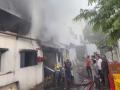 Gujarat: Blaze erupts at plastic pellet factory in Ahemdabad's Bapunagar - Hindi News | Gujarat: Blaze erupts at plastic pellet factory in Ahemdabad's Bapunagar | Latest national News at Lokmattimes.com