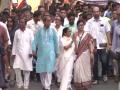West Bengal Assembly polls: Mamata Banerjee holds padyatra in Bhabanipur constituency - Hindi News | West Bengal Assembly polls: Mamata Banerjee holds padyatra in Bhabanipur constituency | Latest politics News at Lokmattimes.com
