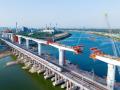 Sabarmati bridge for bullet train project progresses steadily in Ahmedabad - Hindi News | Sabarmati bridge for bullet train project progresses steadily in Ahmedabad | Latest national News at Lokmattimes.com