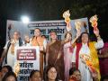 Uttarakhand CM Dhami leads 'Mahila Aakrosh Mashaal Rally' in Dehradun - Hindi News | Uttarakhand CM Dhami leads 'Mahila Aakrosh Mashaal Rally' in Dehradun | Latest national News at Lokmattimes.com