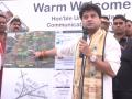 Jyotiraditya Scindia inspects Western Bypass, Gwalior Railway Station development works - Hindi News | Jyotiraditya Scindia inspects Western Bypass, Gwalior Railway Station development works | Latest national News at Lokmattimes.com