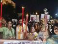 Haryana CM Nayab Singh Saini leads 'Mahila Aakrosh Mashaal Yatra' in Panchkula over Constitution Amendment Bill issue - Hindi News | Haryana CM Nayab Singh Saini leads 'Mahila Aakrosh Mashaal Yatra' in Panchkula over Constitution Amendment Bill issue | Latest politics News at Lokmattimes.com