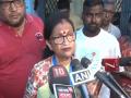 TMC candidate Chandrima Bhattacharya cast vote, alleges "EVM malfunctioned, voting at slower pace" - Hindi News | TMC candidate Chandrima Bhattacharya cast vote, alleges "EVM malfunctioned, voting at slower pace" | Latest national News at Lokmattimes.com