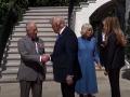 US President Trump, First Lady bid farewell to King Charles III and Queen Camilla - Hindi News | US President Trump, First Lady bid farewell to King Charles III and Queen Camilla | Latest international News at Lokmattimes.com