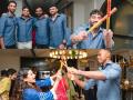 IPL 2026: Gujarat Titans celebrate Gujarat Day with team dinner; players wear heritage Tangaliya shirts - Hindi News | IPL 2026: Gujarat Titans celebrate Gujarat Day with team dinner; players wear heritage Tangaliya shirts | Latest cricket News at Lokmattimes.com