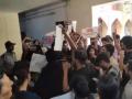 Jamia students protest against VC during hostel event, raise slogans over RSS programme row - Hindi News | Jamia students protest against VC during hostel event, raise slogans over RSS programme row | Latest national News at Lokmattimes.com