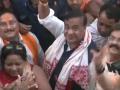 Himanta Biswa Sarma leads BJP to Hat-trick in Assam, 5% upward swing decimates Congress alliance - Hindi News | Himanta Biswa Sarma leads BJP to Hat-trick in Assam, 5% upward swing decimates Congress alliance | Latest politics News at Lokmattimes.com