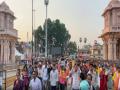Uttar Pradesh: Devotees throng Ram Janmabhoomi Temple on eighth day of Krishna Paksha - Hindi News | Uttar Pradesh: Devotees throng Ram Janmabhoomi Temple on eighth day of Krishna Paksha | Latest national News at Lokmattimes.com