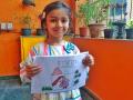 5-year-old Delhi girl sells illustrated book online for raising money to feed needy - Hindi News | 5-year-old Delhi girl sells illustrated book online for raising money to feed needy | Latest national News at Lokmattimes.com