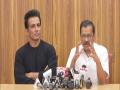 Kejriwal announces Sonu Sood as brand ambassador for 'Desh ke Mentors' program - Hindi News | Kejriwal announces Sonu Sood as brand ambassador for 'Desh ke Mentors' program | Latest national News at Lokmattimes.com