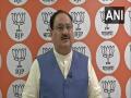 BJP chief holds meeting with sants, commends PM Modi's leadership during corona crisis - Hindi News | BJP chief holds meeting with sants, commends PM Modi's leadership during corona crisis | Latest politics News at Lokmattimes.com