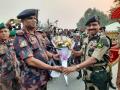 BSF-BGB organised joint retreat to celebrate 50th Independence day of Bangladesh - Hindi News | BSF-BGB organised joint retreat to celebrate 50th Independence day of Bangladesh | Latest national News at Lokmattimes.com