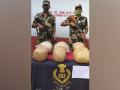 BSF thwarts smuggling bid along India-Bangladesh border, seizes 25 kg cannabis - Hindi News | BSF thwarts smuggling bid along India-Bangladesh border, seizes 25 kg cannabis | Latest national News at Lokmattimes.com