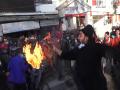 Student union of ruling NCP rival faction burns effigy of caretaker PM Oli - Hindi News | Student union of ruling NCP rival faction burns effigy of caretaker PM Oli | Latest international News at Lokmattimes.com