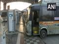 Air-conditioned electric buses introduced in Lucknow - Hindi News | Air-conditioned electric buses introduced in Lucknow | Latest national News at Lokmattimes.com