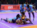 PKL: UP Yoddha's defensive masterclass outshine Bengaluru Bulls - Hindi News | PKL: UP Yoddha's defensive masterclass outshine Bengaluru Bulls | Latest other-sports News at Lokmattimes.com