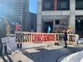 Protest held in Toronto against China's 'Genocide Winter Olympics' - Hindi News | Protest held in Toronto against China's 'Genocide Winter Olympics' | Latest international News at Lokmattimes.com
