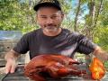 Jimmy Kimmel shows off final 'burnt hair-smoked Turkey' post Thanksgiving fiasco - Hindi News | Jimmy Kimmel shows off final 'burnt hair-smoked Turkey' post Thanksgiving fiasco | Latest entertainment News at Lokmattimes.com